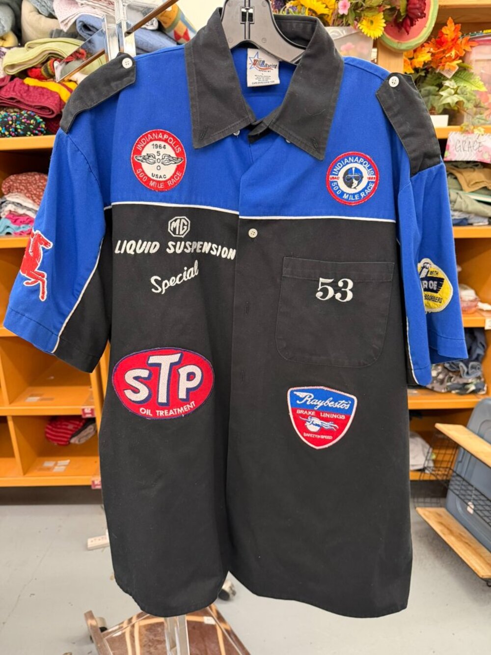 vintage NASCAR pit crew shirt